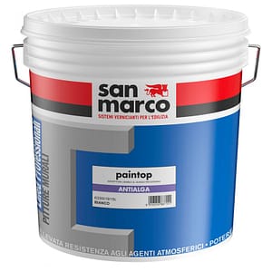 Idropittura murale per esterni San Marco Paintop antialga e antimuffa (Secchio da 4 o 15 Lt)