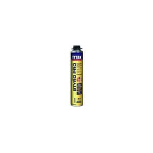 Schiuma adesiva Tytan Styro Pro per cappotti grigia (Confezione da 750 ml)