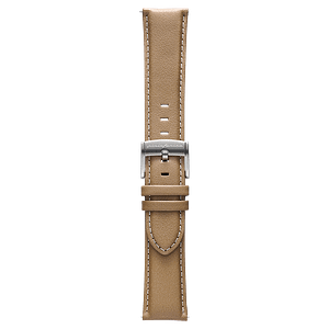 PININFARINA GENUINE ITALIAN LEATHER 22MM WATCH STRAP –  BEIGE WITH STEEL BUCKLE Steel Buckle