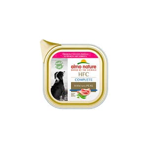 Almo Nature HFC Complete Prosciutto con Piselli Per Cani – 85 g, 12 pezzi