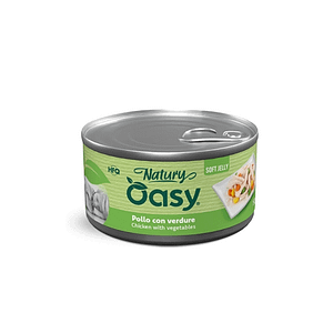 Oasy Natury Soft Jelly Pollo con Verdure per Cani 150g – 150 g, Singola