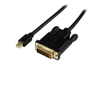 StarTech.com Cavo da Mini DisplayPort a DVI da 1,8 m – Adattatore attivo da Mini DP a DVI – Video 1080p – da mDP 1.2 a DVI-D a collegamento singolo – da mDP o Thunderbolt 1/2 Mac/PC a monitor DVI – nuovo