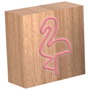 Altoparlante Bluetooth® a luce neon S Flamingo ColorLight – nuovo