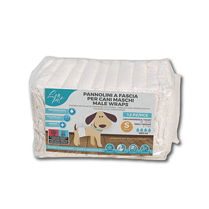 LeoPet Pannolini a Fascia per Cani Maschi – S