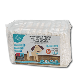 LeoPet Pannolini a Fascia per Cani Maschi – XL