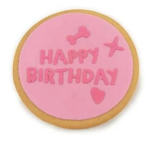 LeoPet Torta di Compleanno Happy Birthday Rosa 90g