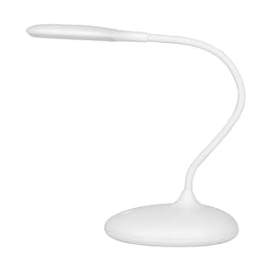 Activeshop Anello Lampada A Led Serpente Sulla Scrivania Bianco
