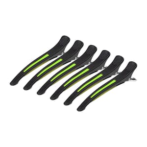Activeshop Pinze Fermacapelli Per Capelli E-13 6 Pz 11,5 Cm Mix Neon