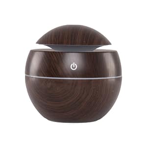 Activeshop Diffusore Di Aromi Umidificatore D’Aria Spa 16 Legno Scuro 130Ml