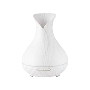 Activeshop Diffusore Di Aromi Umidificatore D’Aria Spa 15 Legno Bianco 550 Ml + Timer