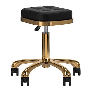 Activeshop Sgabello Cosmetico M-1645 Oro Nero