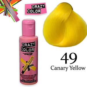 Crazy color semipermanente 100 ml canary yellow