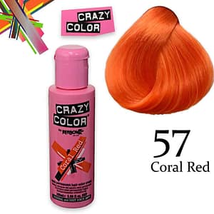 Crazy color semipermanente 100 ml coral red