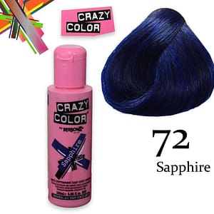 Crazy color semipermanente 100 ml zaffiro