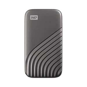 Western digital ssd 500gb esterno my passport usb tipe-c 1050mb/s colore grigio