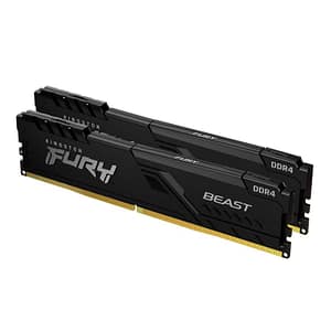Kingston fury beast 64gb (2 x 64gb) ddr4 3.600mhz cl 18 dimm