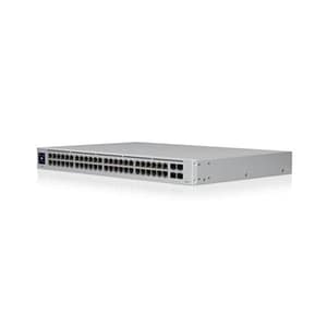 Ubiquiti usw-48-poe-eu switch gestito 48 porte gigabit ethernet (10/100/1000) di cui 32 poe 195 w 4 sfp 1gbe montabile a rack