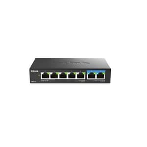 D-link dms-107 switch non gestito 7 porte 5 x 10/100/1000 + 2 x 2.5gbase-t