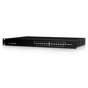 Ubiquiti networks es-24-250w managed network switch l2-l3 gigabit ethernet (10-100-1000) power over ethernet (poe) 1u black network switch