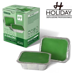 Cera a caldo formula vacanza classic verde 2 x 500 ml