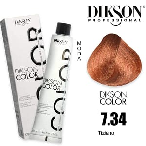 Dikson color 120 ml 7.34 – 91ro tiziano confezione danneggiato promozione