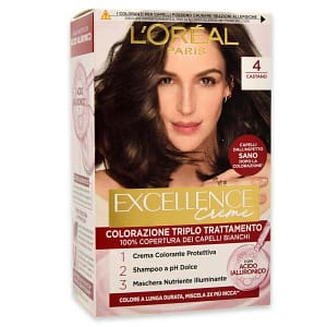 L’oreal colorazione triplo trattamento excellence n 4 castano