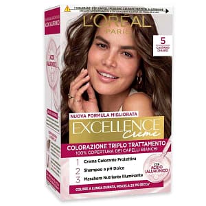 L’oreal colorazione triplo trattamento excellence n 5 castano chiaro