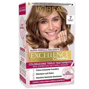 L’oreal colorazione triplo trattamento excellence n 7 biondo