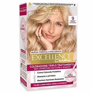 L’oreal colorazione triplo trattamento excellence n 9 biondo chiarissimo