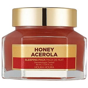 Holika holika Acerola Honey Sleeping Pack – Maschera viso notte con acerola e miele – 90 ml
