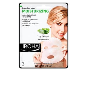 Iroha Nature Maschera viso idratante in tessuto Aloe Vera 1 unità