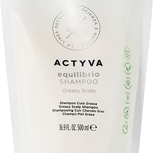 Kemon Actyva Equilibrio shampoo di pulizia profonda per cuoi capelluti grassi 500 ml