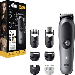 Braun All-In-One Series 5 AIO5520 set per la cura dei capelli e del corpo 7 in 1