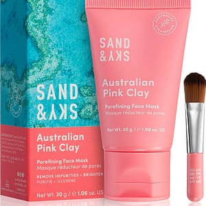 Sand & Sky Australian Pink Clay Porefining maschera detossinante per pori dilatati 30 g