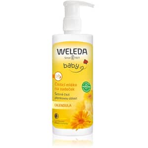 Weleda Baby and Child latte detergente per la cura quotidiana del sederino con erogatore 400 ml