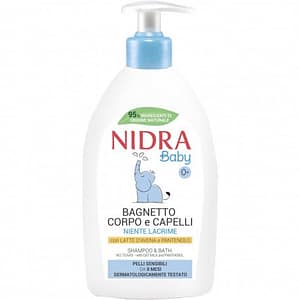 Nidra Bagnetto Corpo&Capelli Con Latte D`Avena E Pantenolo 500 Ml