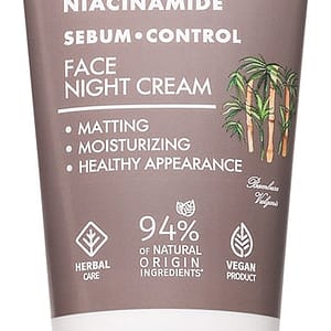 Green Pharmacy Bamboo & Niacinamide crema idratante notte 50 ml