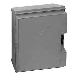 Cassetta contatori Dakota Enel 4P in polietilene, 658x640x235mm