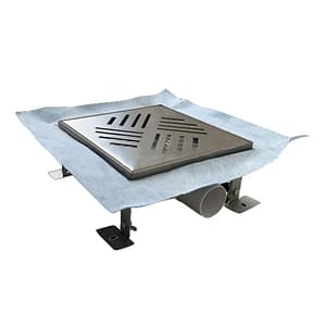 Chiusino doccia filo pavimento Dakota Dakua+ Ring Obli, 200x200mm