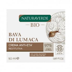 Naturaverde Crema Anti-Eta Restitutiva Con Bava Di Lumaca Pura 50 Ml