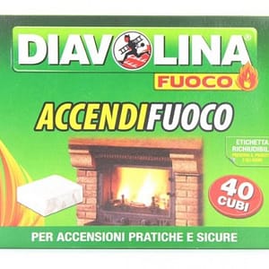 Diavolina Cubi Accendifuoco Diavolina Conf. Cubi 40