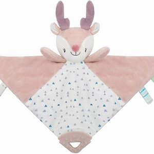 Petite&Mars Cuddle Cloth with Rattle doudou per la nanna con sonaglio Deer Suzi