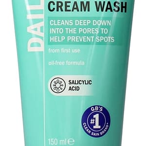 Clean & Clear Daily gel detergente in crema per il viso 150 ml