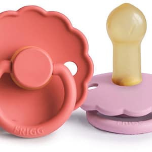 FRIGG Daisy Size 2:6-18 mesi ciuccio Poppy/Lupine 2 pezzi