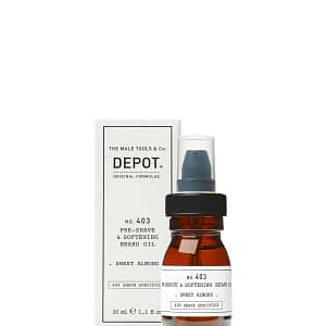 Depot, Shave Specifics No. 403, Mandorla dolce, Ammorbidente, Olio pre-rasatura, 30 ml