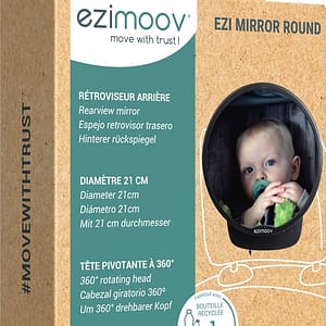 Ezimoov EZI MIRROR ROUND Eco friendly specchietto per automobili 19 cm