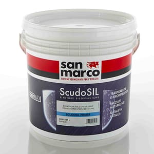 Fissativo murale coprente San Marco ScudoSIL primer per interni ed esterni (Secchio 5 Litri)