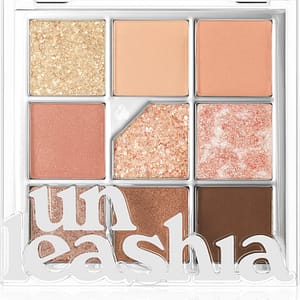 Unleashia Glitterpedia palette di ombretti colore No.3 All of Coral Pink 6,2 g
