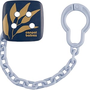 Canpol babies Gold Soothers Holder catenella per ciuccio Blue
