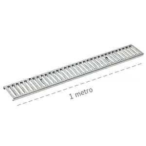 Griglia Dakota 1mt in acciaio zincato per canalette di scolo Taurus 200